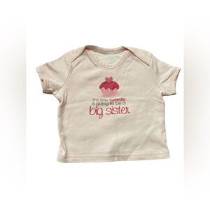 Baby girl big sister announcement tee 18 - 24 months